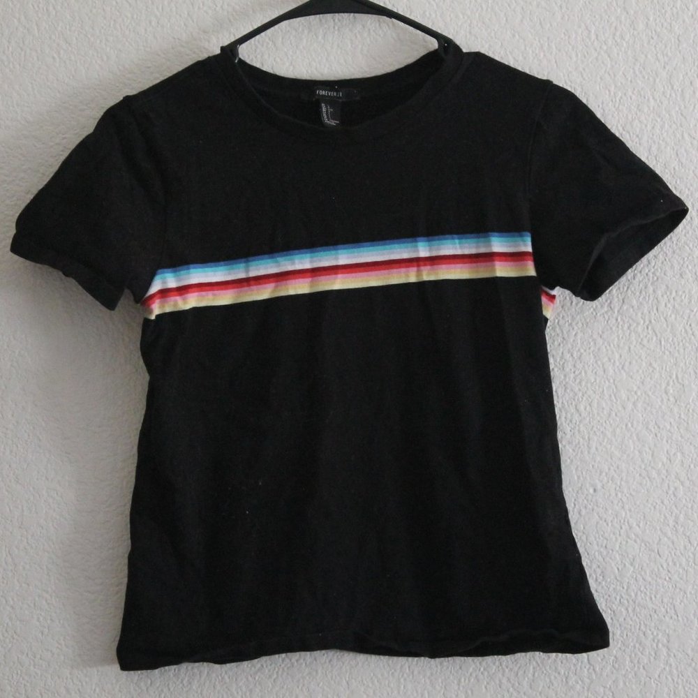 FOREVER 21 TOP WITH RAINBOW DETAIL (BUNDLE GIFT)